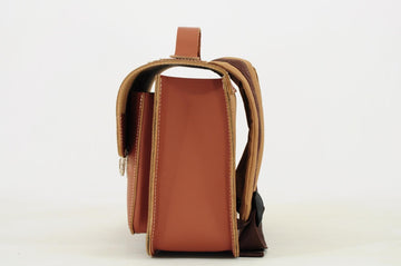 Lederen kleutertas - Rabbit Chestnut